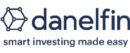 Danelfin Logotipo para artículos de compañías financieras y productos