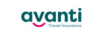 Avanti Travel Insurance Logotipo para artículos de compañías de seguros, paquetes y servicios
