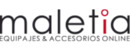 Maletia Logotipo para artículos de compras online para Las mejores opiniones de Moda y Complementos productos