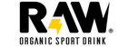 Raw Super Drink Logotipo para productos de comida y bebida