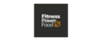 Fitness Power Food Logotipo para artículos de dieta y productos buenos para la salud