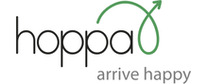 Hoppa Logotipo para artículos de Empresas de Reparto