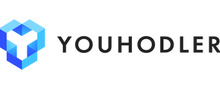 YouHodler Logotipo para artículos de compañías financieras y productos