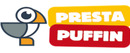 Presta Puffin Logotipo para artículos de préstamos y productos financieros