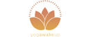 Yoga Wake Up Logotipo para artículos de dieta y productos buenos para la salud