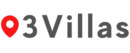 3Villas Logotipos para artículos de agencias de viaje y experiencias vacacionales
