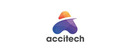 Accitech Logotipo para artículos de productos de telecomunicación y servicios