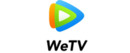 Wetv Logotipo para artículos de productos de telecomunicación y servicios
