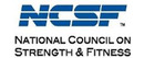 National Council on Strength &Fitness Logotipo para productos de Estudio y Cursos Online