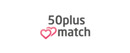 50PlusMatch Logotipo para artículos de sitios web de citas y servicios