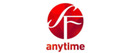SF Anytime Logotipo para artículos de productos de telecomunicación y servicios