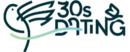 30sDating Logotipo para artículos de sitios web de citas y servicios