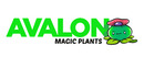 Avalon Magic Plants Logotipo para artículos de dieta y productos buenos para la salud