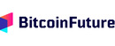 Bitcoin Future Software Logotipo para artículos de compañías financieras y productos