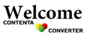 Contenta Converter Logotipo para artículos de Hardware y Software