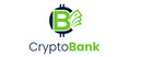 Crypto Bank Logotipo para artículos de compañías financieras y productos