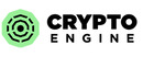 Crypto Engines Logotipo para artículos de compañías financieras y productos