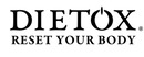 Dietox reset your body Logotipo para artículos de dieta y productos buenos para la salud