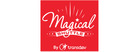 Magical Shuttle Logotipos para artículos de agencias de viaje y experiencias vacacionales