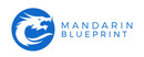 Mandarin Blueprint Logotipo para productos de Estudio y Cursos Online