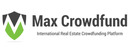 Max Crowdfund Logotipo para artículos de compañías financieras y productos