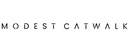 Modest Catwalk Logotipo para artículos de compras online para Moda y Complementos productos