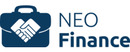 NEO Finance Logotipo para artículos de compañías financieras y productos