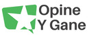 Opine Y Gane Logotipo para artículos de Trabajos Freelance y Servicios Online