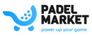 Padel Market Logotipo para artículos de compras online para Material Deportivo productos
