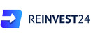 Reinvest24 Logotipo para artículos de compañías financieras y productos