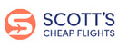 Scott's Cheap Flights Logotipos para artículos de agencias de viaje y experiencias vacacionales
