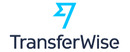 TransferWise Logotipo para artículos de compañías financieras y productos