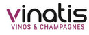 Vinatis VINOS & CHAMPAGNES Logotipo para productos de comida y bebida