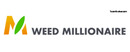 Weed Millionaire Logotipo para artículos de compañías financieras y productos
