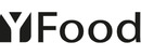 YFood Logotipo para productos de comida y bebida