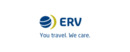 ERV Seguros de Viaje Logotipo para artículos de compañías de seguros, paquetes y servicios