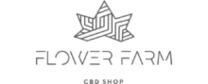 Flower Farm Logotipo para artículos de compras online productos