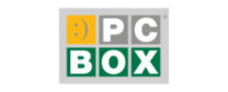 PCbox Logotipo para artículos de productos de telecomunicación y servicios