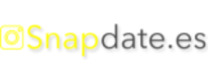 Snapdate Logotipo para artículos de sitios web de citas y servicios