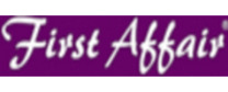 First Affair Logotipo para artículos de compras online productos