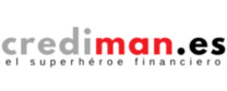 Crediman Logotipo para artículos de préstamos y productos financieros