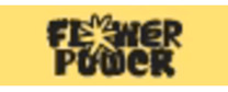 Flower power Logotipo para productos de comida y bebida