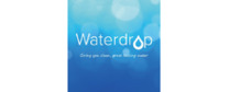 Waterdrop Logotipo para artículos de compras online productos