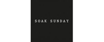 Soak Sunday Logotipo para artículos de compras online productos