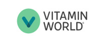 Vitamin World Logotipo para artículos de dieta y productos buenos para la salud