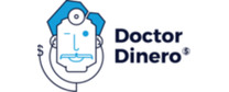 Doctor Dinero Logotipo para artículos de préstamos y productos financieros