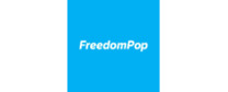 FreedomPop Logotipo para artículos de productos de telecomunicación y servicios