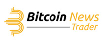 Bitcoin News Trader Logotipo para artículos de compañías financieras y productos