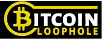 BTC Loophole Logotipo para artículos de compañías financieras y productos