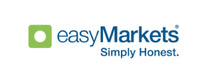 EasyMarkets Logotipo para artículos de compañías financieras y productos